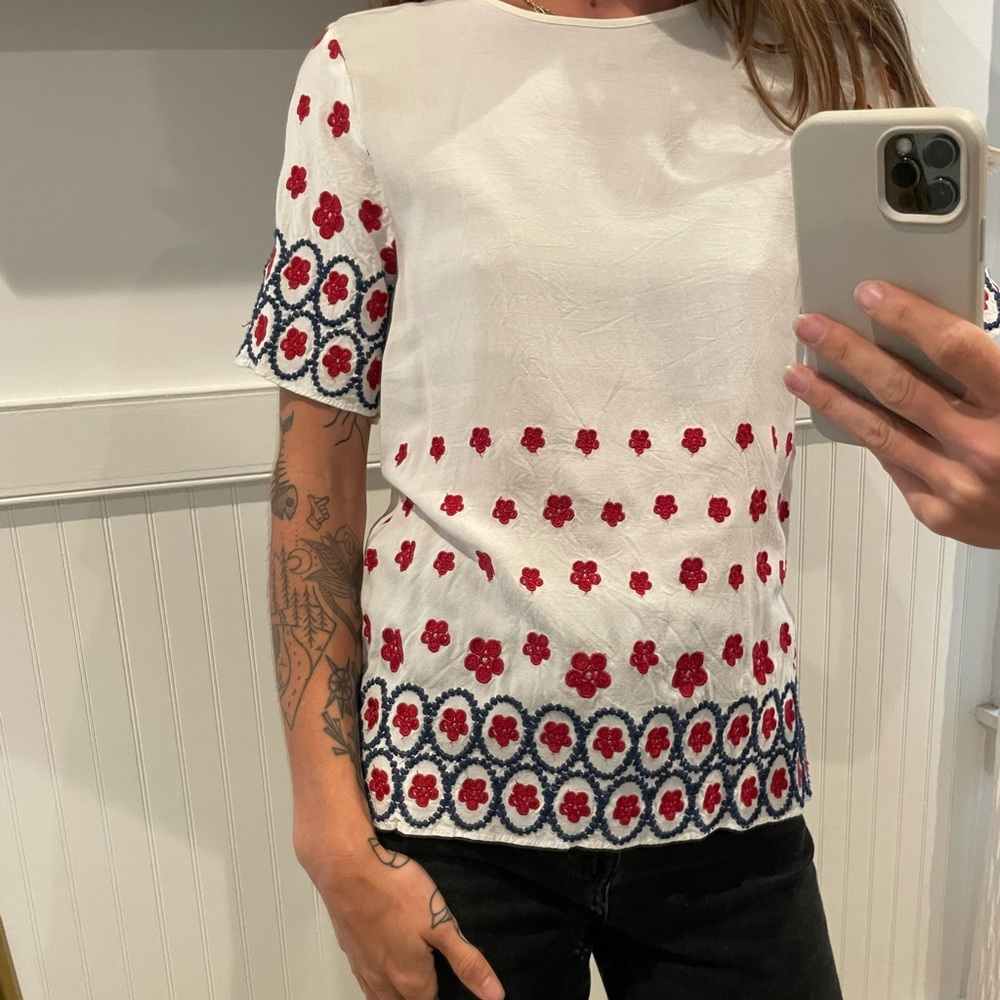 Embroidered Top - Picture 2 of 2